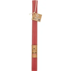 BOUGIE BATON DEMI ROUGE H.26CM