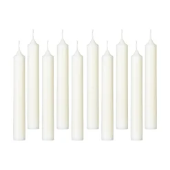 BOUGIE BATON HUGO IVOIRE H.16CM X10 PIECES