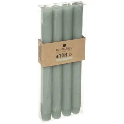 BOUGIE BATON X4 RUSTIC EUCALYPTUS H.24.5CM