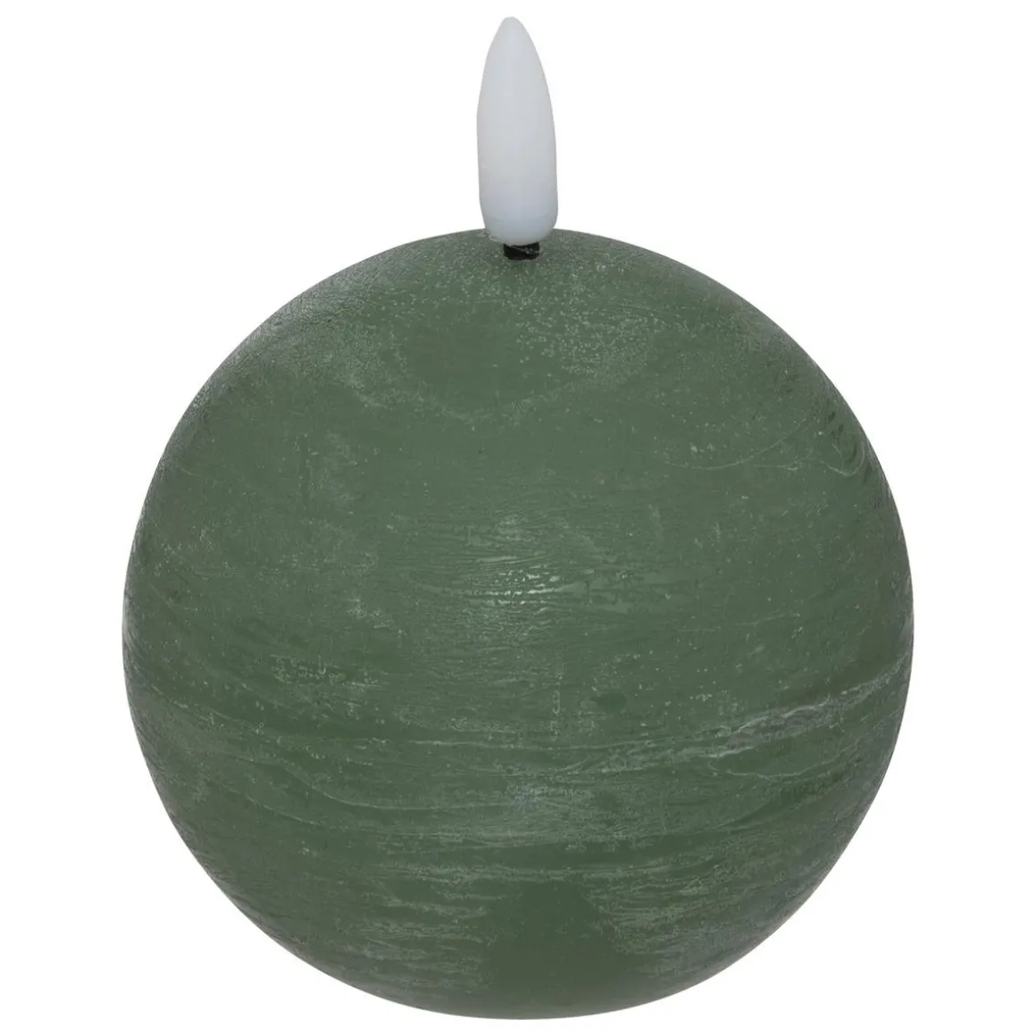 BOUGIE BOULE LED MOLIA VERT D.12CM
