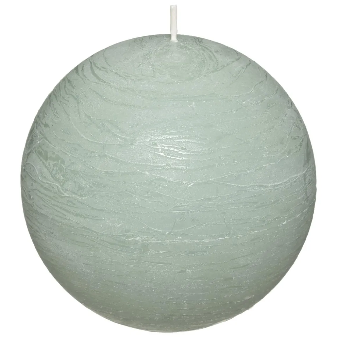 BOUGIE BOULE RUSTIC EUCALYPTUS D.10CM