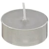 BOUGIE CHAUFFE PLAT HUGO GRIS D.3.75CM X18 PIECES