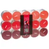 BOUGIE CHAUFFE PLAT PARFUMEE FRUIT ROUGE X30 PIECES