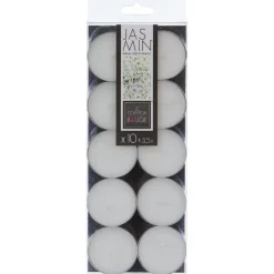 BOUGIE CHAUFFE PLAT PARFUMEE JASMIN X10 PIECES