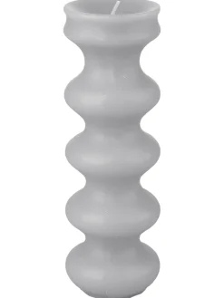 BOUGIE DECORATIVE BLANCHE PARAFFINE 5.8X17.5CM