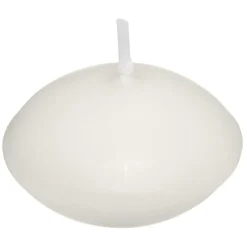 BOUGIE FLOTTANTE MANY BLANC D.4.5CM X6 PIECES