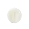 BOUGIE FORME VISAGE 9X2.5X9CM BLANC
