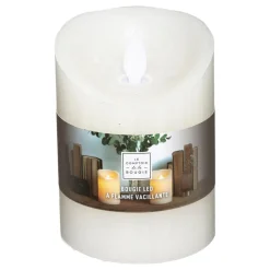 BOUGIE LED BLANC CASSE 205G