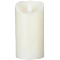 BOUGIE LED RONDE BLANC CHAUD H.20CM