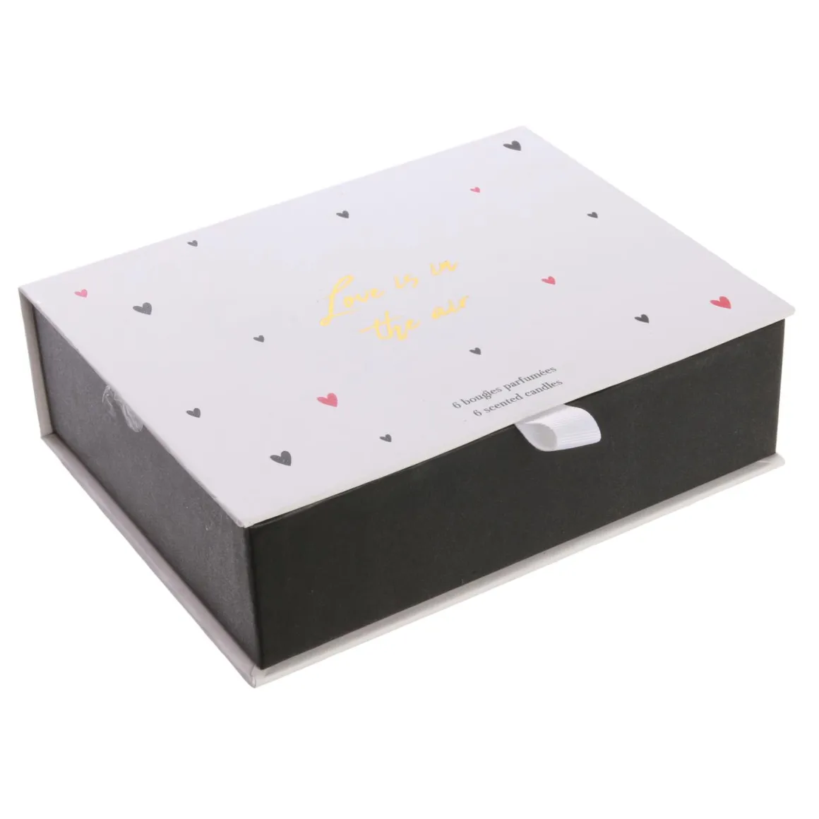 BOUGIE MOTS AMOUR X6 PIECES COFFRET