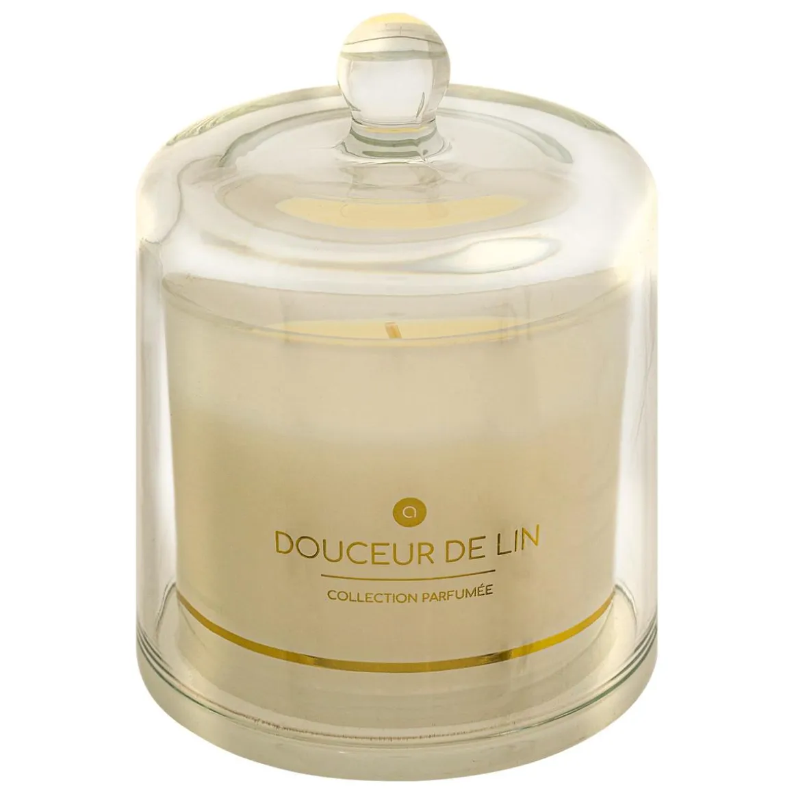 BOUGIE PARFUMEE ILAE LIN CLOCHE VERRE 240G