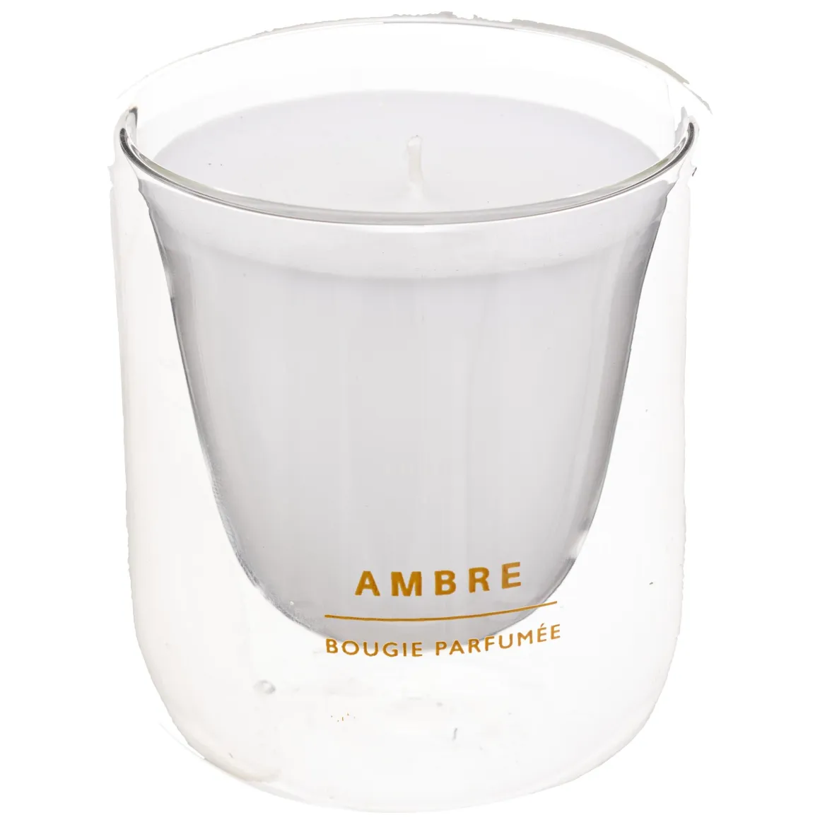 BOUGIE PARFUMEE VERRE AMBRE ILAN 130G