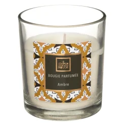 BOUGIE PARFUMEE VERRE AMBRE NEDA 110G