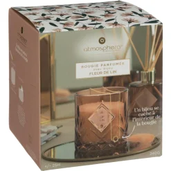 BOUGIE PARFUMEE VERRE COLLECTIONNEUR LIN 240G