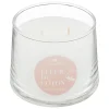 BOUGIE PARFUMEE VERRE IZOR FLEUR DE COTON 300G