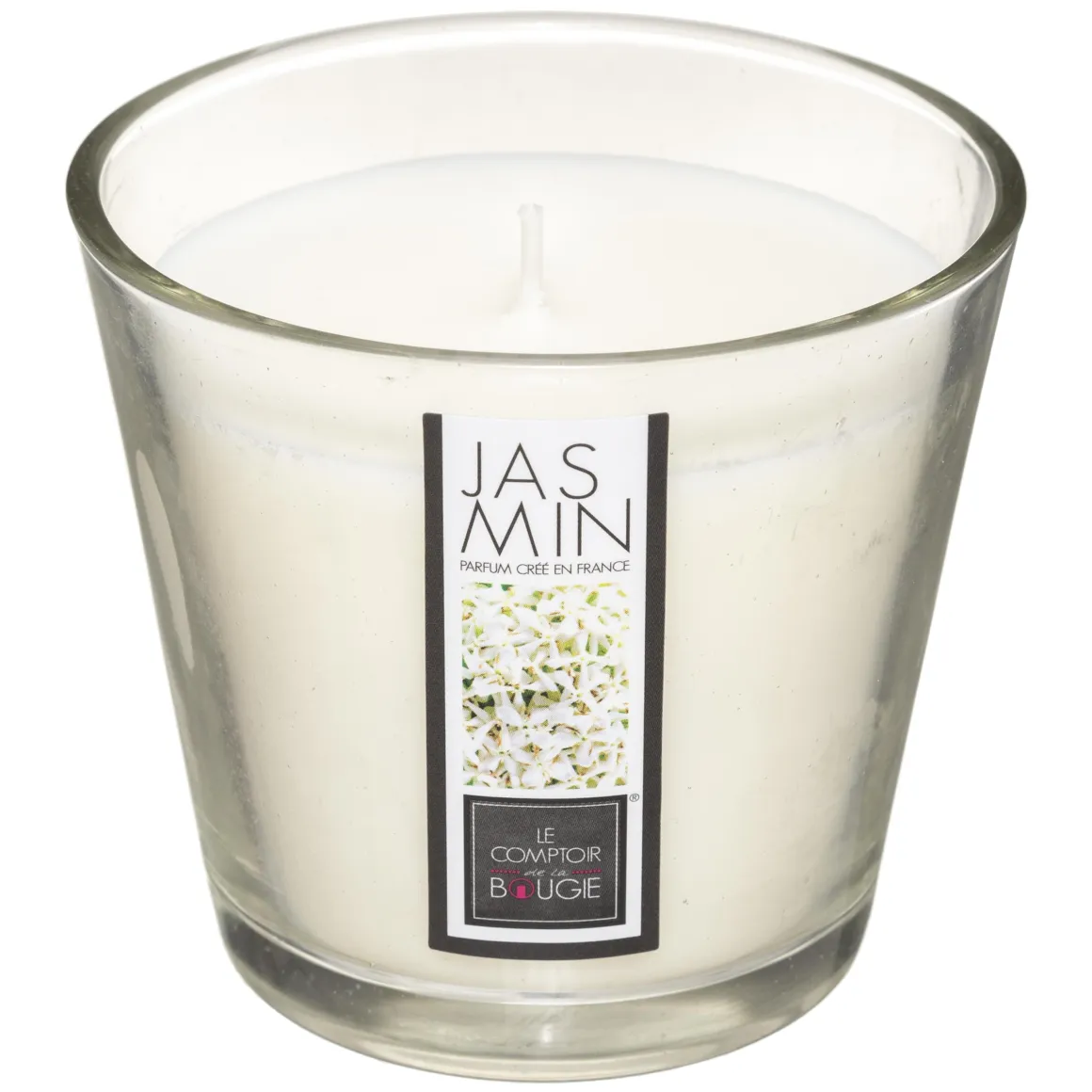 BOUGIE PARFUMEE VERRE JASMIN NINA 190G