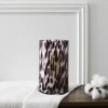 BOUGIE PARFUMEE VERRE MOUCHETE H.21CM