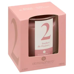 BOUGIE PARFUMEE VERRE NUMIA FRAISE 180G