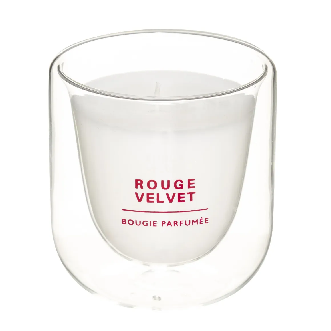 BOUGIE PARFUMEE VERRE ROUGE ILAN 130G