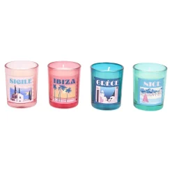 BOUGIE PARFUMEE X4 COFFRET VOYAGE