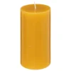 BOUGIE RONDE HUGO JAUNE 7X13CM