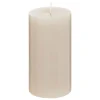 BOUGIE RONDE HUGO TAUPE D.7X13CM