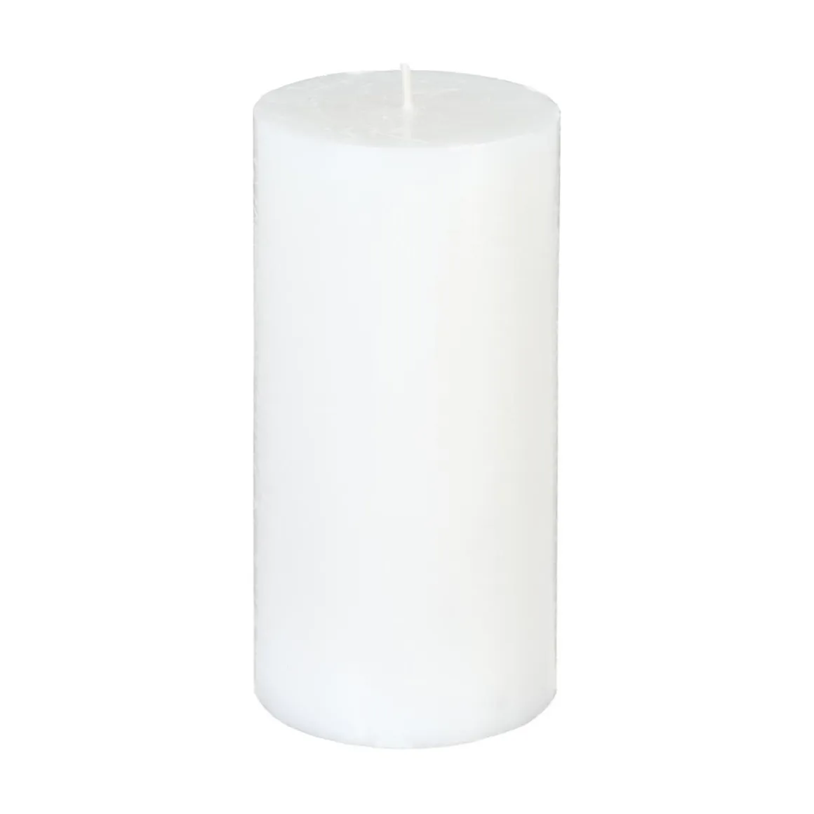 BOUGIE RONDE RUSTIC BLANC 7X14XM
