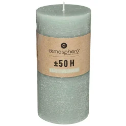 BOUGIE RONDE RUSTIC EUCALYPTUS 6.8X14CM