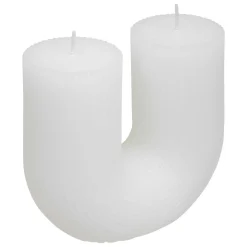 BOUGIE U DEMI BLANC