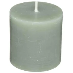 BOUGIE VOTIVE OLIA VERT EUCALYPTUS D.4.5CM X4 PIECES