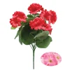 BOUQUET GERANIUMS H38CM ROUGE ET ROSE