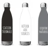 BOUTEILLE ISOTHERME INOX DECOR MESSAGE 0.5L