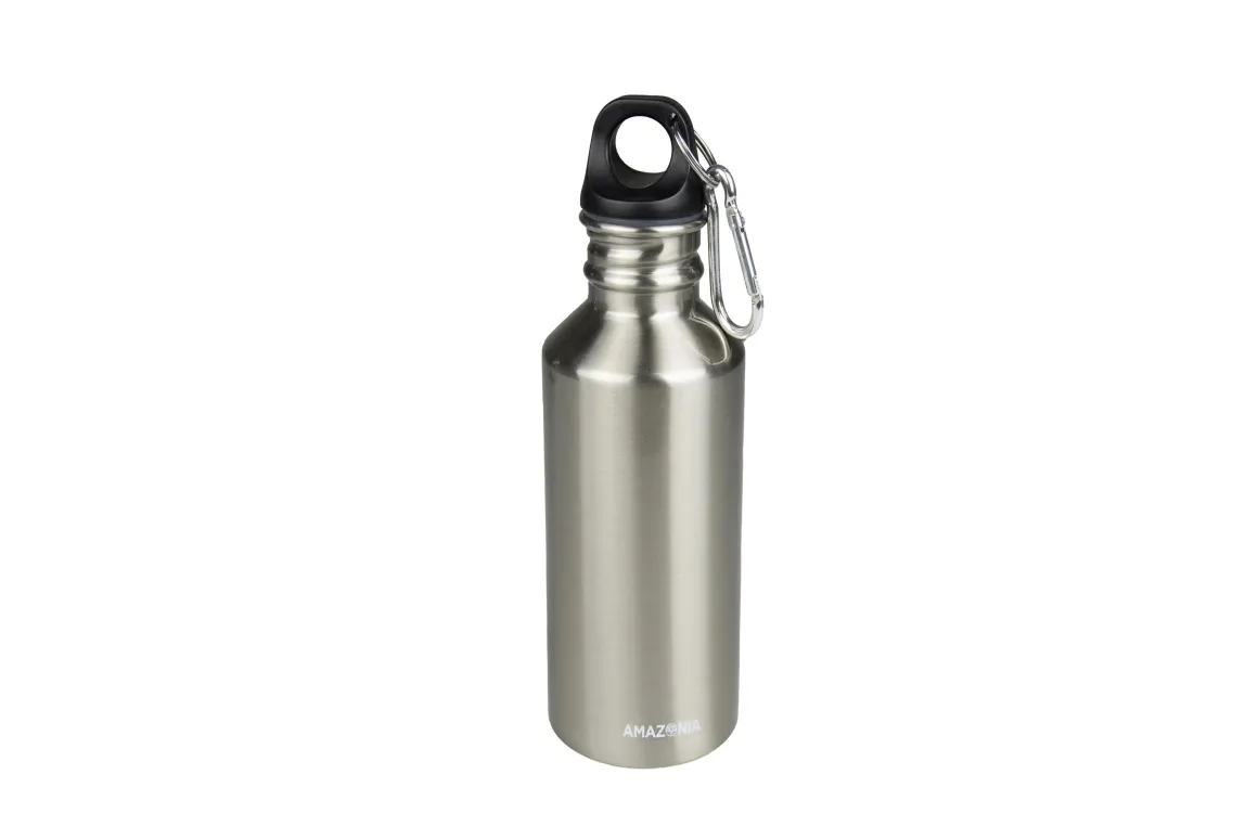 BOUTEILLE ISOTHERME 500ML MOUSQUETON INOX