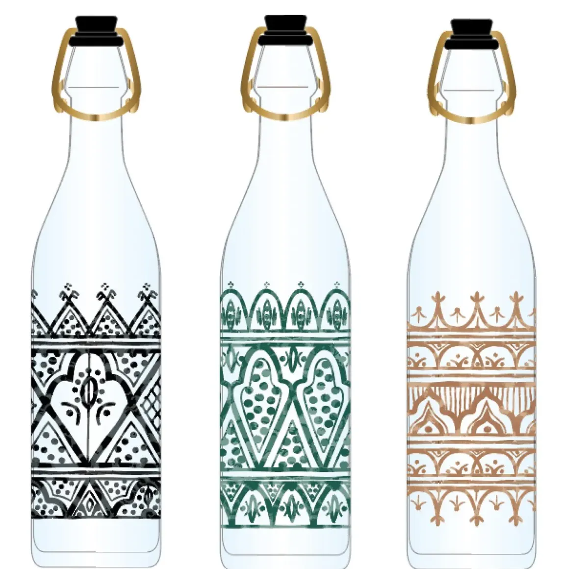 BOUTEILLE VERRE A CLAPET MIRAGE