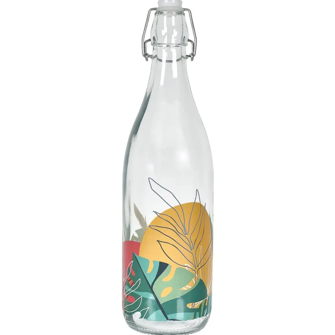 BOUTEILLE VERRE CLAPET PARADIS EXOTIQUE 1L