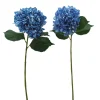 BRANCHE HORTENSIA H80CM BLEU