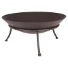 BRASERO SUR PIEDS FER FONTE 47X21CM