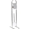 BROSSE ET DEROULEUR PAPIER WC ACIER INOXYDABLE PROMO   CHROM