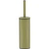 BROSSE WC CARREE METAL VERT OLIVE