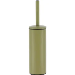 BROSSE WC CARREE METAL VERT OLIVE