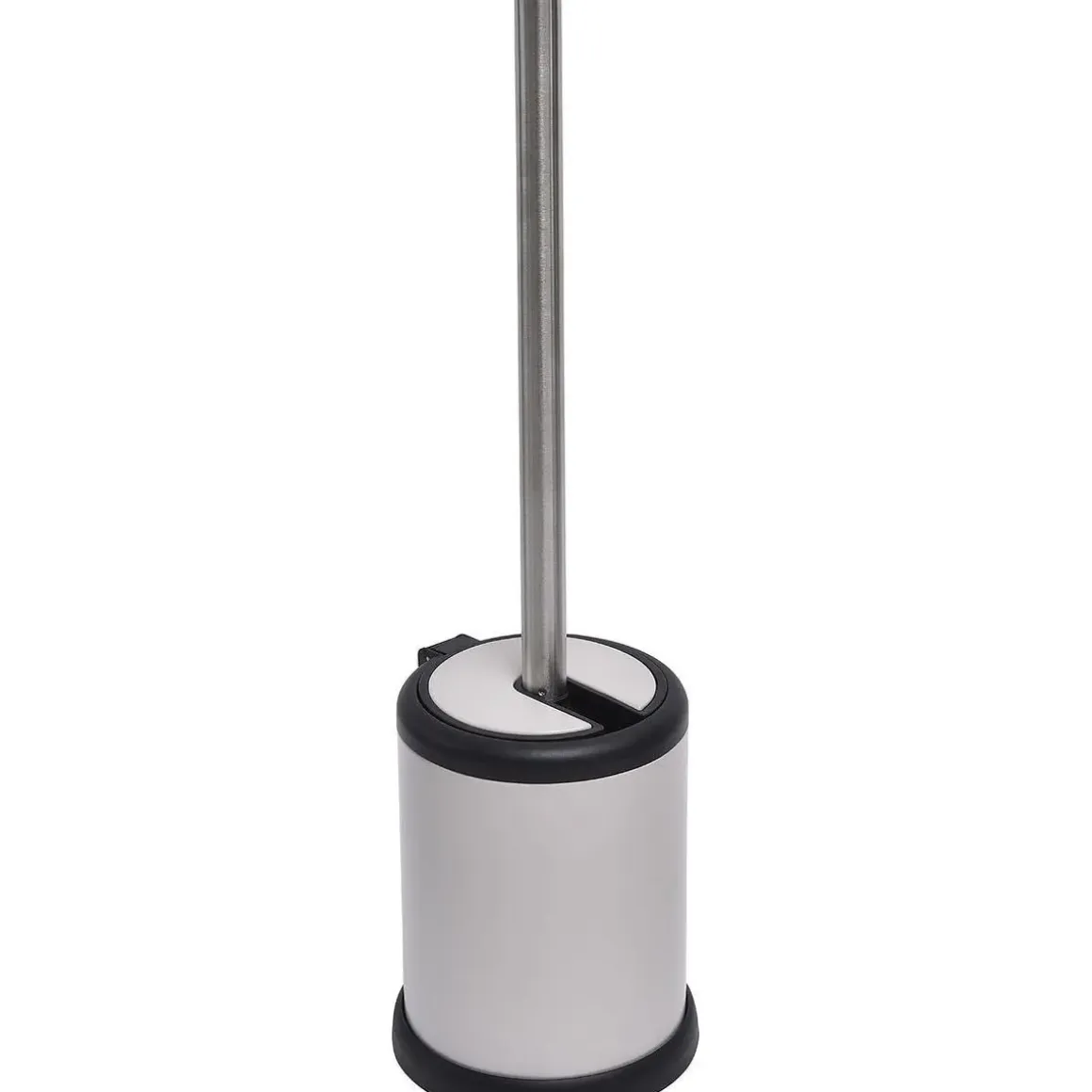 BROSSE WC METAL COUVERCLE RABATTABLE TAUPE MAT