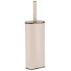 BROSSE WC METAL OVALE SILICONE PLAT ACACIA BEIGE