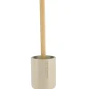 BROSSE WC POLYRESINE BEIGE BAMBOU