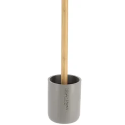 BROSSE WC POLYRESINE GRIS BAMBOU