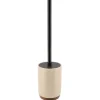 BROSSE WC POLYRESINE NATUREL ACACIA