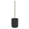 BROSSE WC POLYRESINE STRIEE NOIR