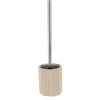 BROSSE WC POLYRESINE STRIEE TAUPE