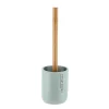 BROSSE WC POLYRESINE VERT EUCALYPTUS BAMBOU