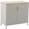 BUFFET ACIER ARGILE LIN IRONIA