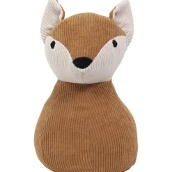 BUTEE PORTE FORME RENARD MARRON